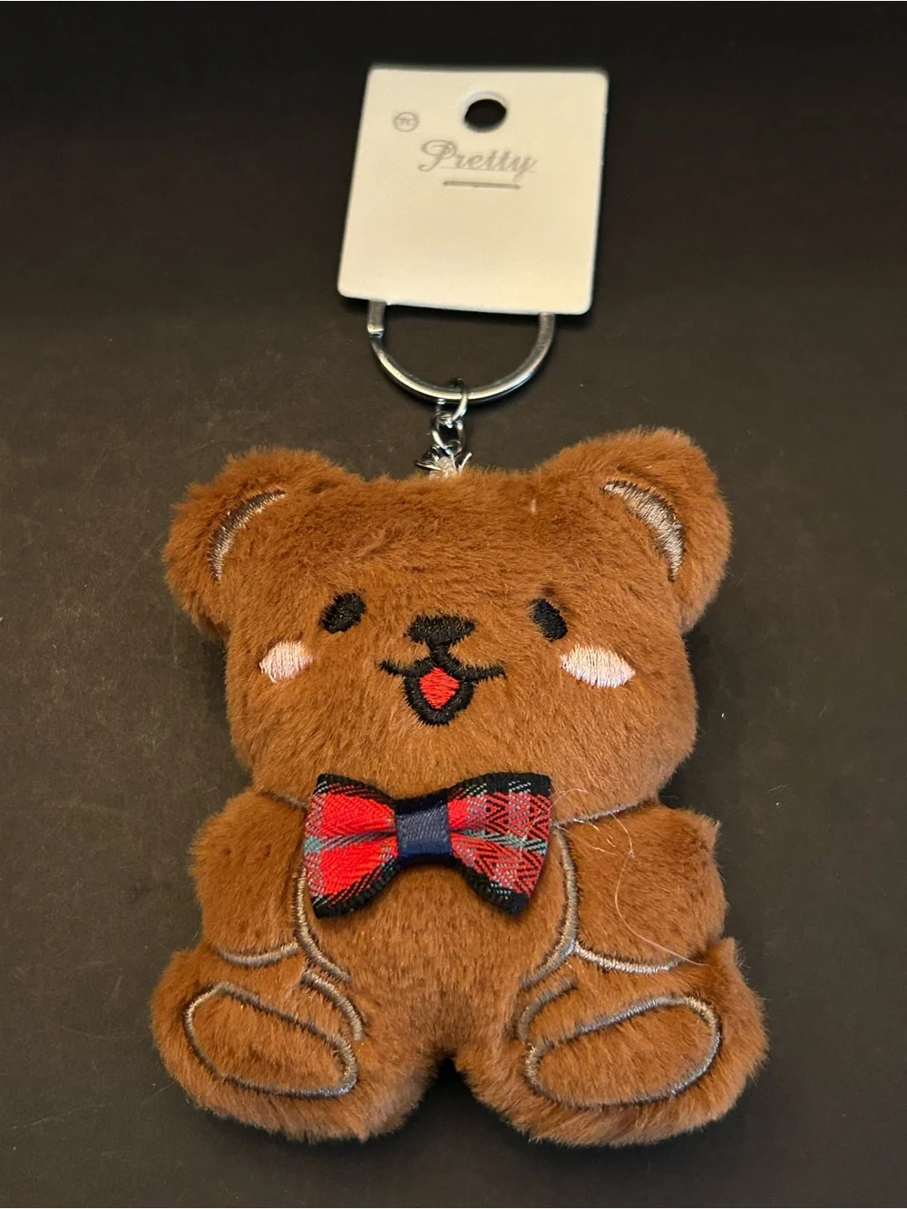 Plush & Soft Teddy Bear 🧸 Bag Charm Backpack Charm Keychain Choice of 4-Colors